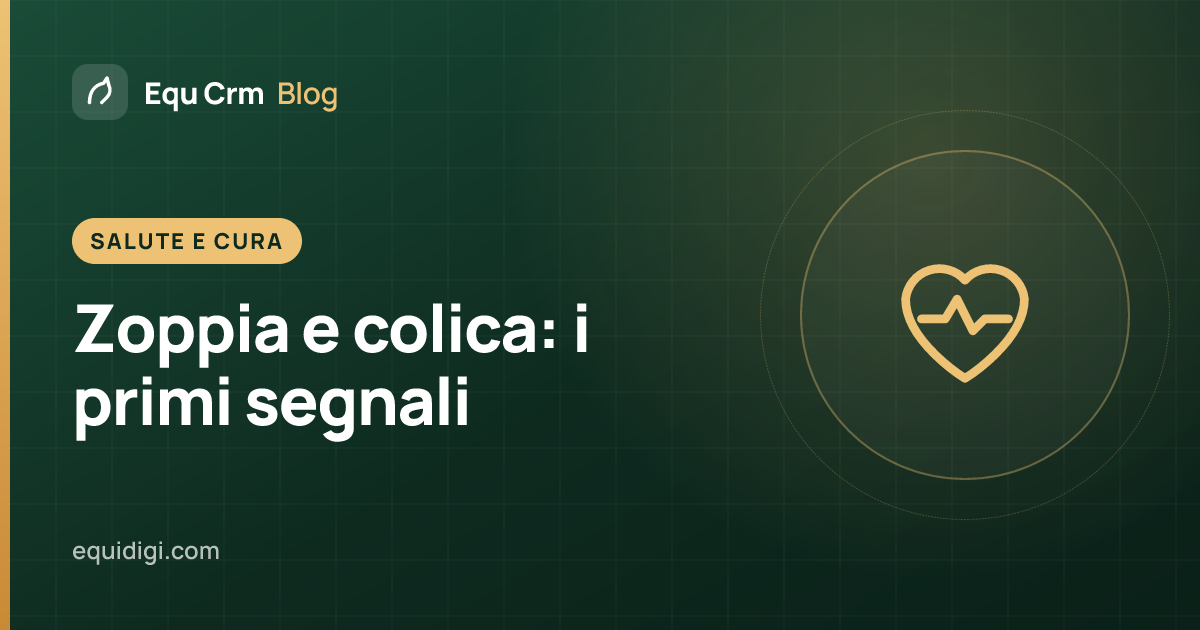 Illustrazione di copertina: osservare i cavalli in scuderia per cogliere i segnali di zoppia e colica (blog Equ Crm)